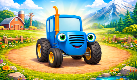 Blue Tractor Clicker