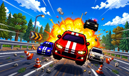 Pixel Drift: Traffic Racer