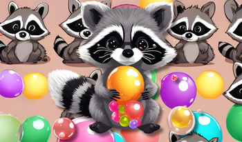 Little Raccoon Bubble Shooter