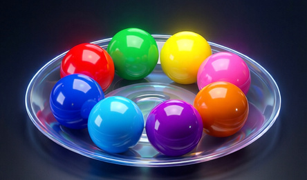 Shooting balls: Connect in a plate 3D