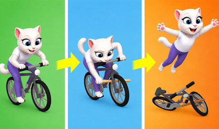 Cats on Bicycles