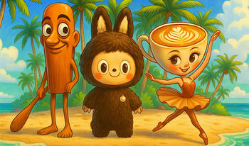 Tung Tung and Labubu: Island of Italian Animals
