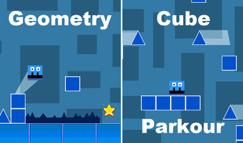 Geometry Cube Parkour