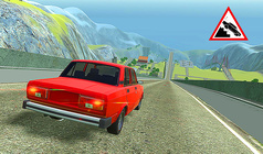 Ramp Jump Car Crash