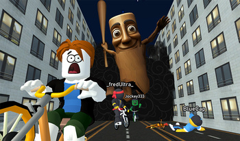 Obby but You're on a Bike