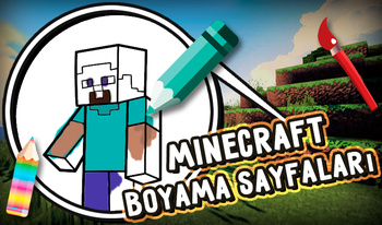 Minecraft boyama sayfaları