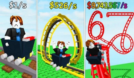Obby: Build a 3D amusement park! +1 per second