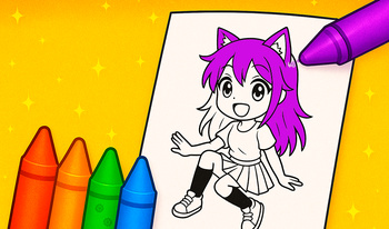 Gacha Life - Coloring Book for Girls