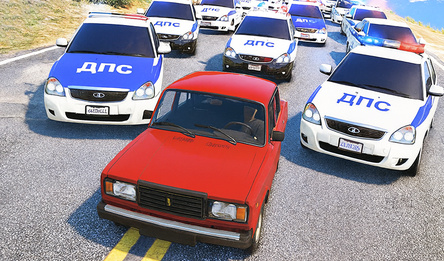 Russian Cars: Racing & Derby