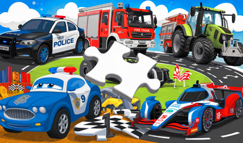 Jigsaw puzzles for kids: cars