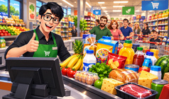 Supermarket: Shelves & profits