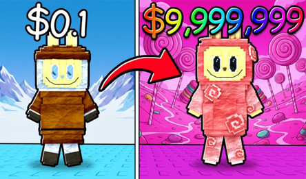 Grow Labubu! Tycoon Obby +1 3D 100% Original