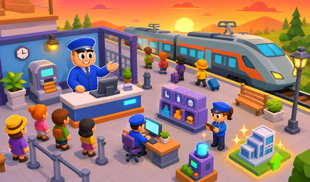 Train Station Simulator
