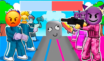 Obby:Octopus game CS squid game part 2 3d shooter