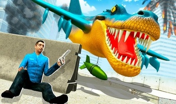 Крокодило Бомбордиро Атакует -3D Шутер!