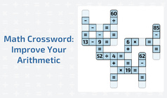 Math Crossword: Improve Your Arithmetic