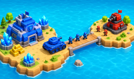Blue vs Red: Craft and Battle
