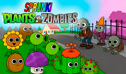Sprunki Plants vs. Zombies