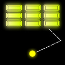 Tuğlaları kırın. Arkanoid.