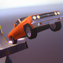 BeamNG: Wild car jump