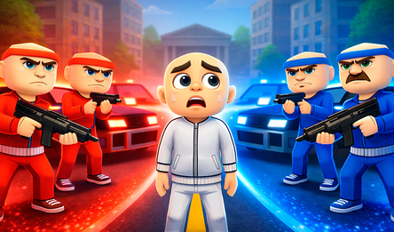 Red vs Blue. Strike Shooter. Multiplayer