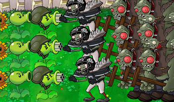 Endless Waves of Zombies: PVZ!