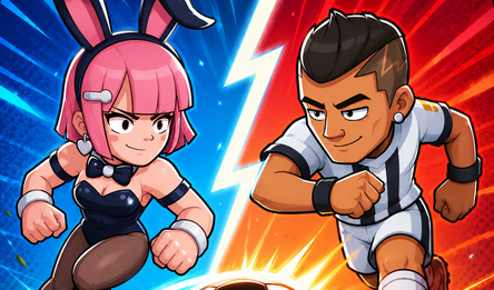 Football Duel: face to face