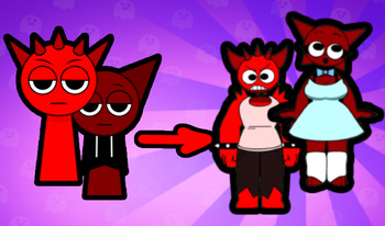 Sprunki: Merge Sprunki Human Mod