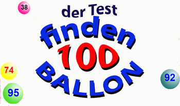 Test "Finde 100 Bälle"