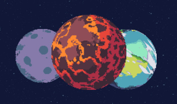 Planetary Merger! Pixel Evolution