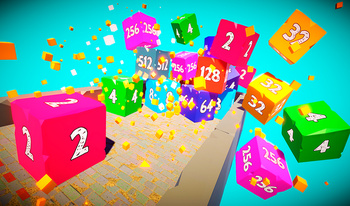 2048 3D Dice: Cube Merge Puzzle