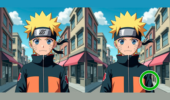 Spot the Difference - Naruto