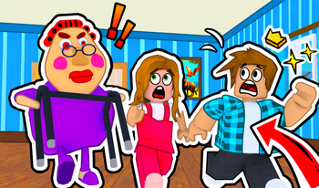 Escape Evil Granny Obby!