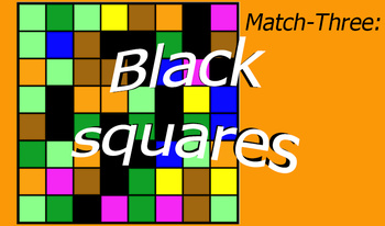 Match-Three: Black squares