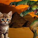 Godly Cats: Battle with the Lizards!