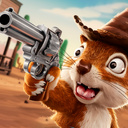 Squirrel with a gun!