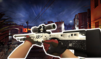 КС 2: тренировка AWP скины