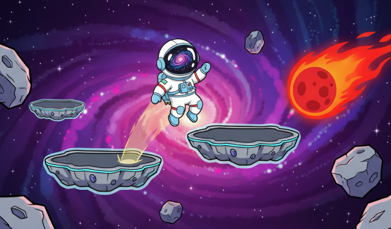 Cosmo Jump: The Way to the Stars: Play Online For Free On AllWebGames