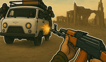 Godfather Road Chase: Realistic Shooter Guns