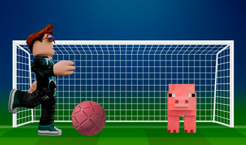 Obby, Nubik and friends play football