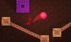 Musical sandbox-clicker: sounds of note blocks