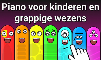 Piano voor kinderen en grappige wezens