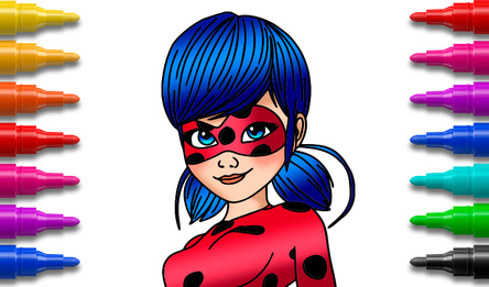 Ladybug: Malbuch für Kinder