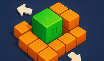 Slide the Cube - Find the Exit