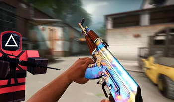 Obby:Octopus game CS squid game part 2 3d shooter