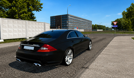 Mercedes CLS 63: Banana-Cannon