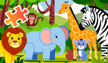 Jigsaw Puzzles für Kinder: Tiere