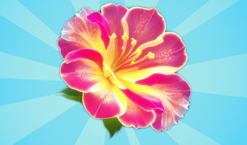 Connect the flowers - get to the last one!