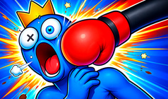 Beat the Rainbow Man: Box Playground!