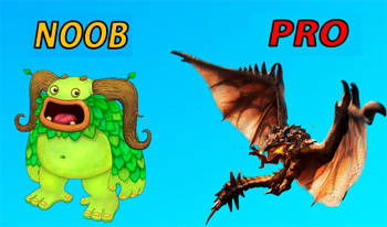 Evolution of cool monsters!